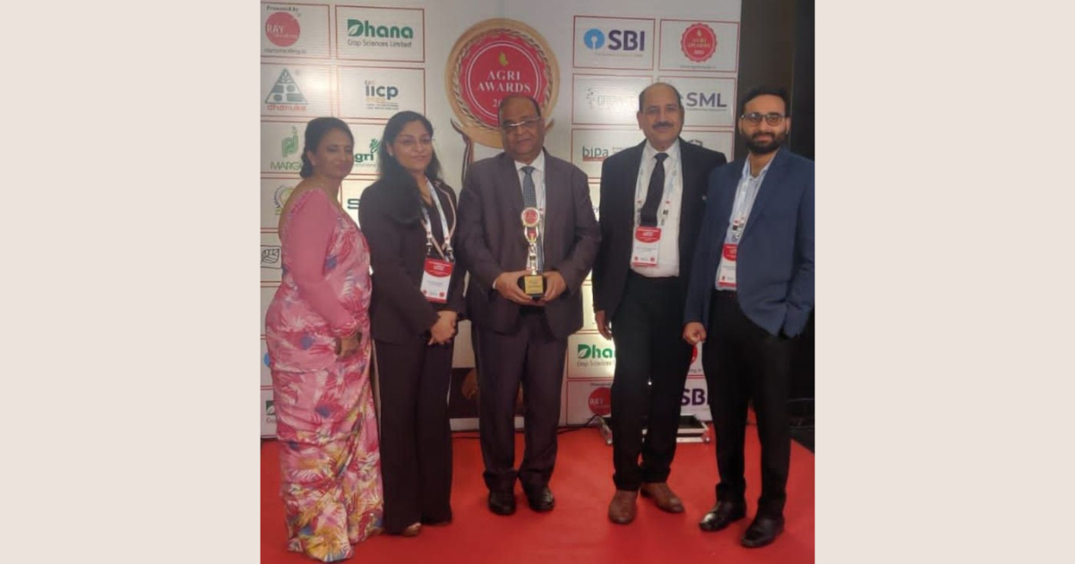 Peptech Biosciences Ltd. wins the Prestigious ABSA 2023 Award for Emerging Company in Bio-Agri Inputs on April 26, 2023, at the Hotel Park Hyatt Hyderabad, India